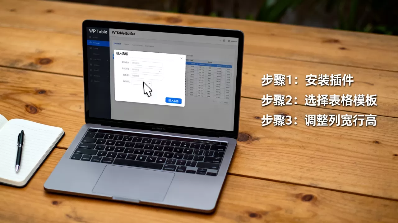 WP Table Builder怎么用？WordPress表格插件如何设置