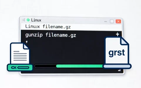 gz文件在linux怎么解压？linux解压gz文件命令
