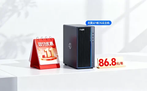 天翼云1核2G云主机86.8元/年值得买吗，天翼云双11优惠力度大吗