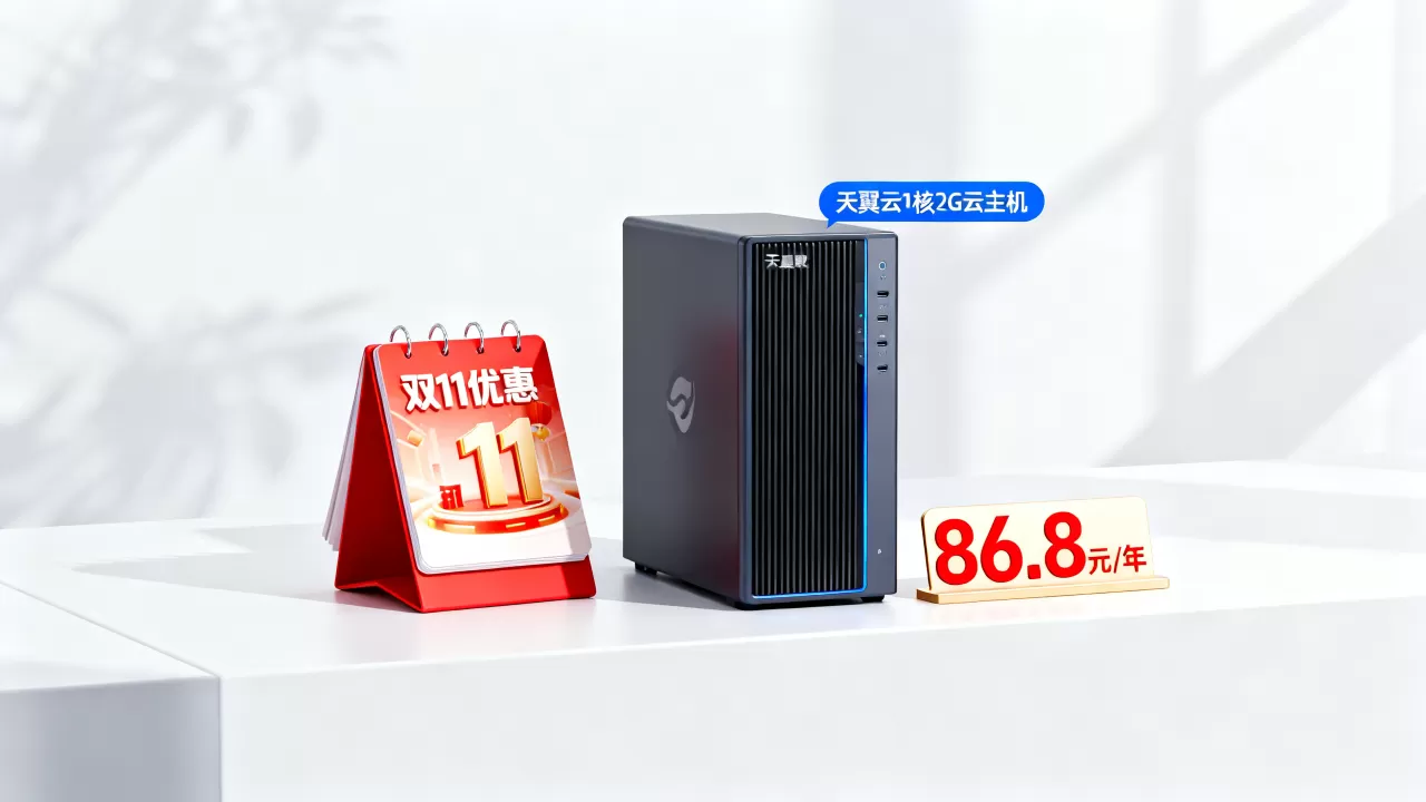 天翼云1核2G云主机86.8元/年值得买吗，天翼云双11优惠力度大吗
