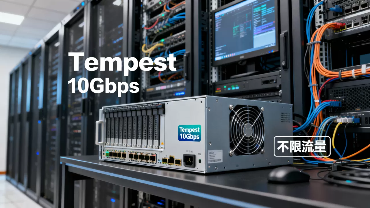 黑五Tempest10Gbps不限流量服务器多少钱?Tempest服务器评测及机房选择 黑五Tempest10Gbps不限流量服务器多少钱?Tempest服务器评测及机房选择