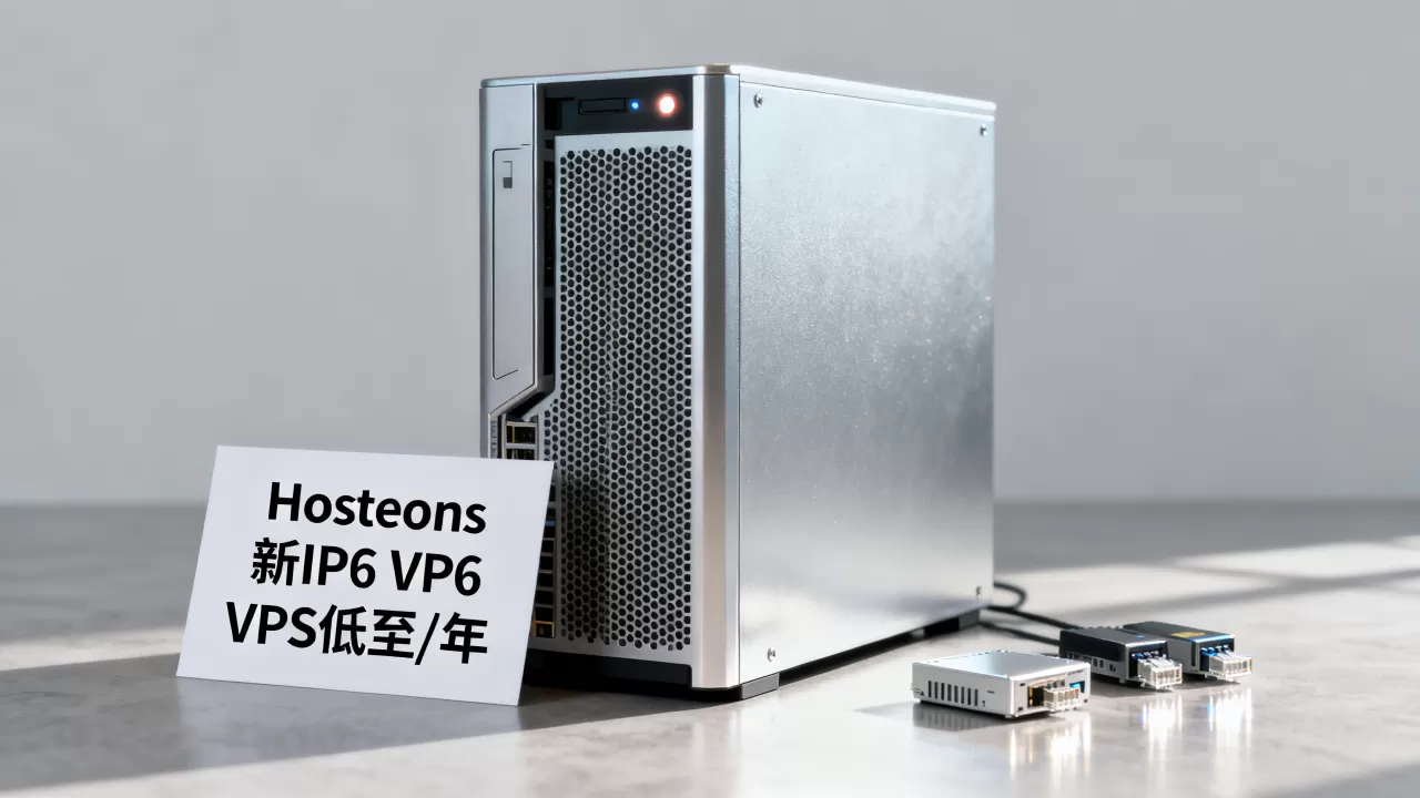 Hosteons新IPv6 VPS低至/年,美国洛杉矶VPS推荐 Hosteons新IPv6 VPS低至/年,美国洛杉矶VPS推荐
