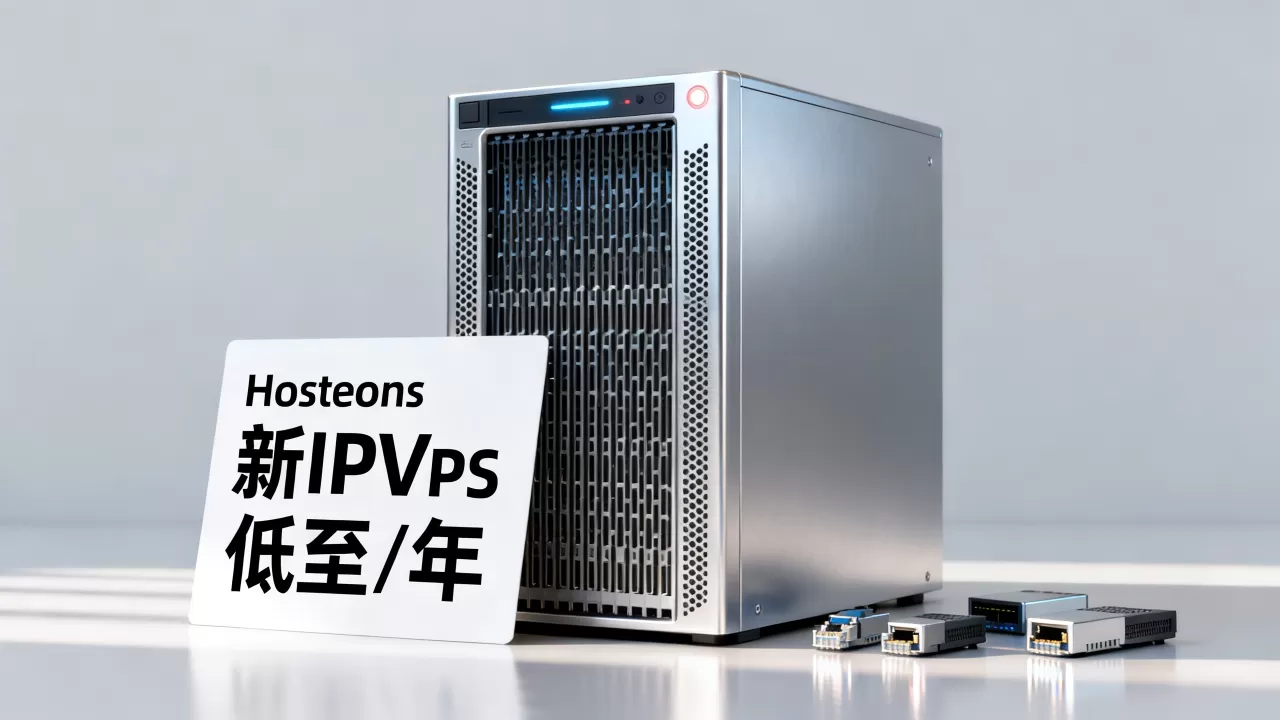 Hosteons新IPv6 VPS低至/年,美国洛杉矶VPS推荐 Hosteons新IPv6 VPS低至/年,美国洛杉矶VPS推荐