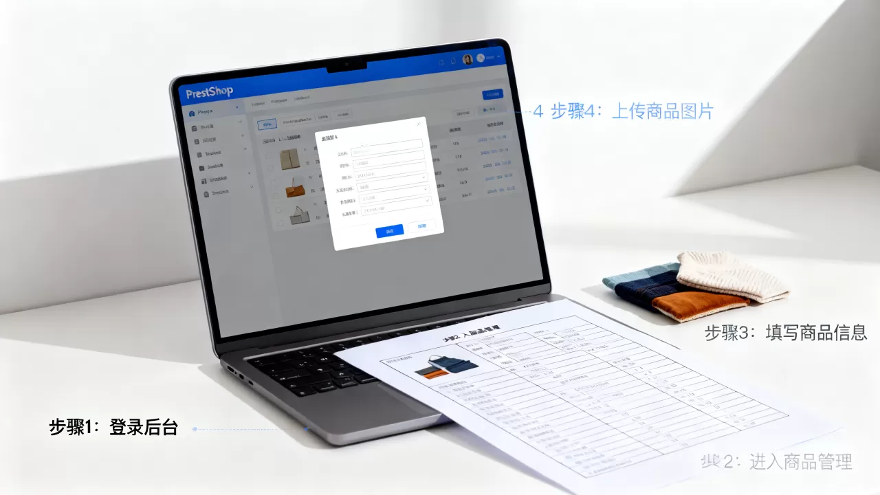 PrestaShop如何添加新产品？新手建站上架商品教程