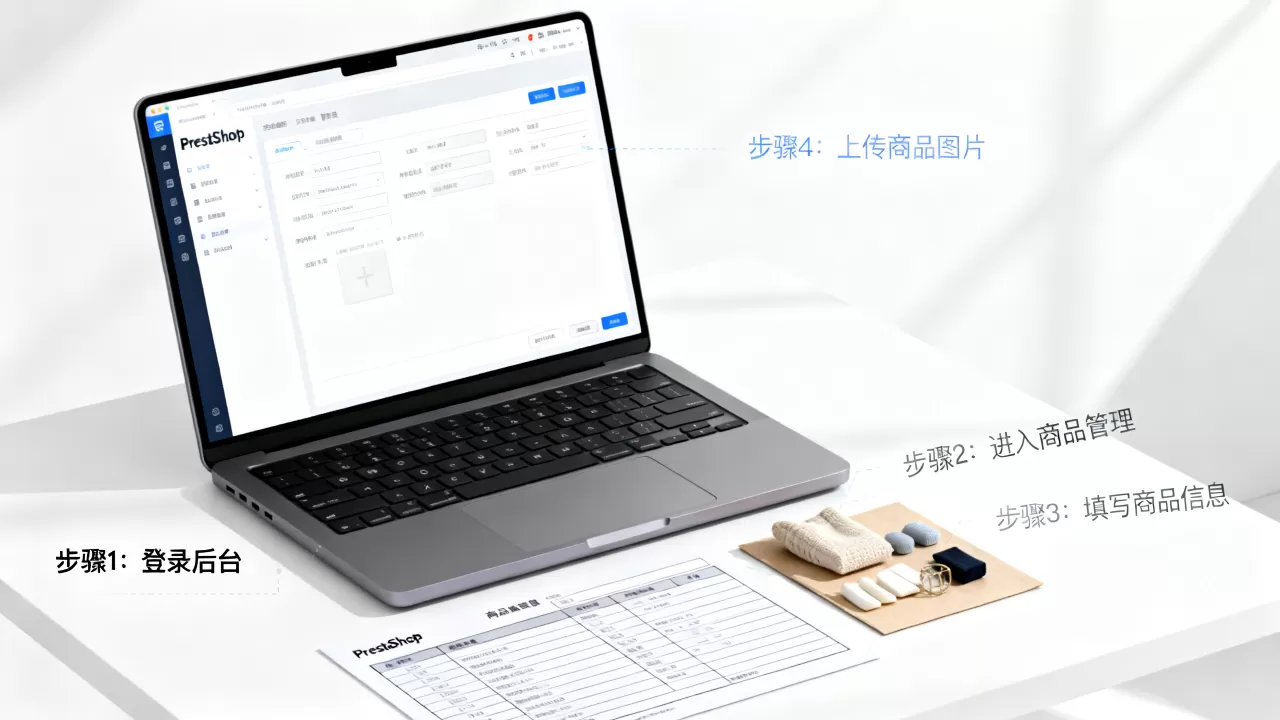 PrestaShop如何添加新产品？新手建站上架商品教程