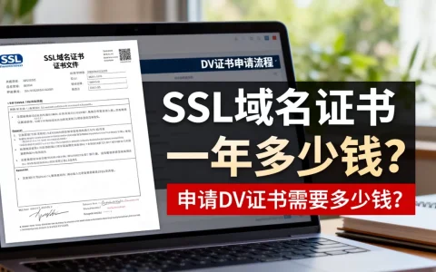 SSL域名证书一年多少钱？申请DV证书需要多少钱