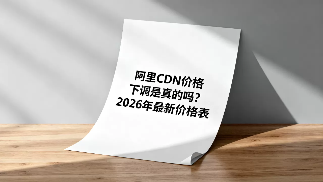 阿里CDN价格下调是真的吗?2026年最新价格表 阿里CDN价格下调是真的吗?2026年最新价格表