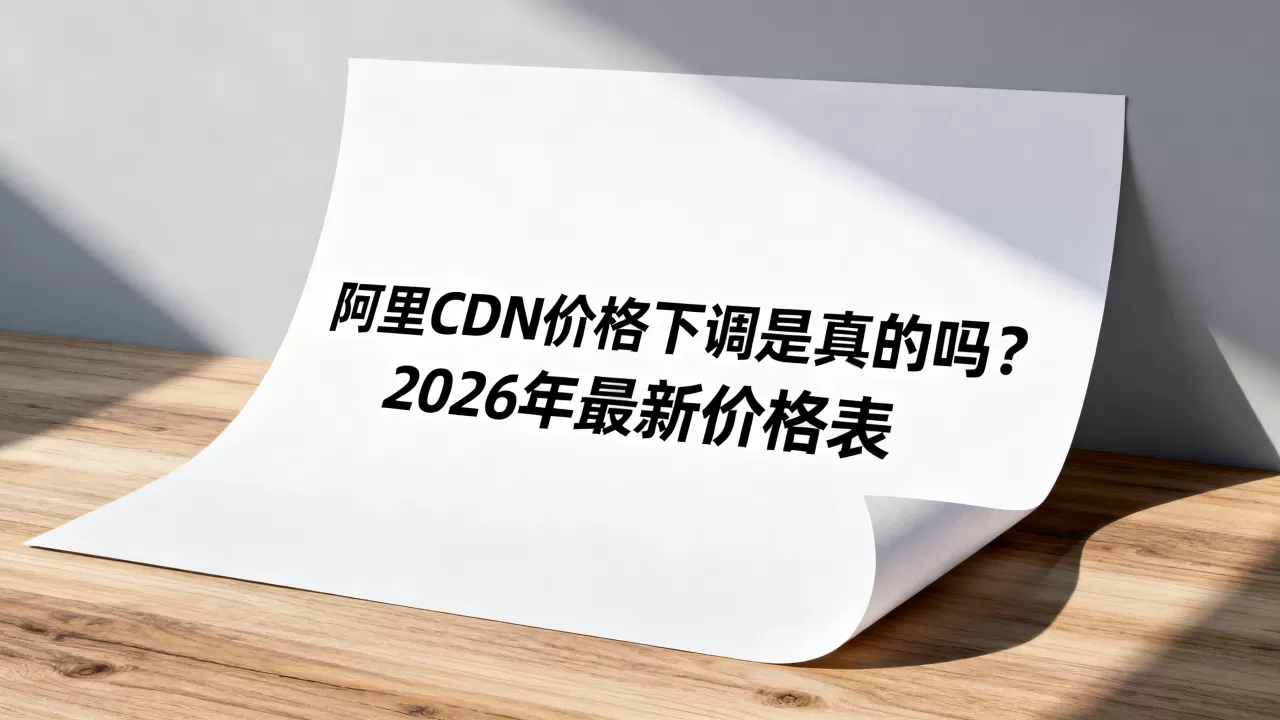 阿里CDN价格下调是真的吗?2026年最新价格表 阿里CDN价格下调是真的吗?2026年最新价格表