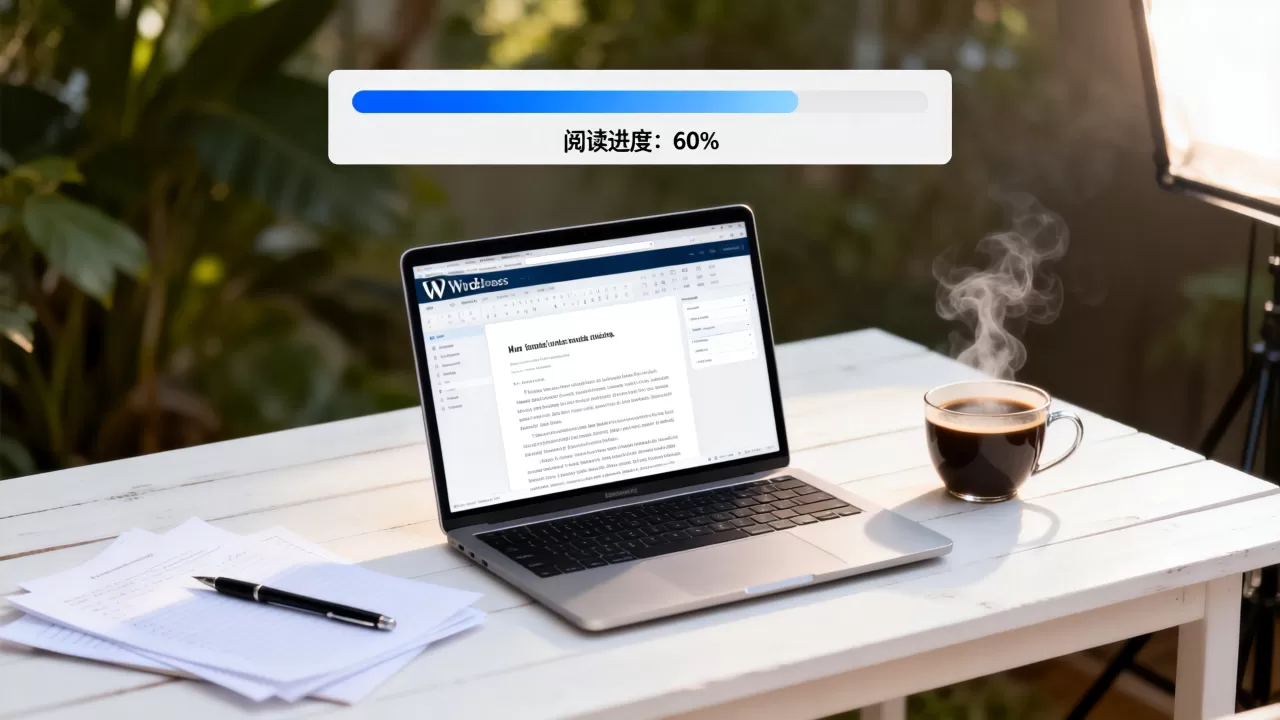 WordPress文章怎么加阅读进度条?wordpress添加阅读进度条代码 WordPress文章怎么加阅读进度条?wordpress添加阅读进度条代码