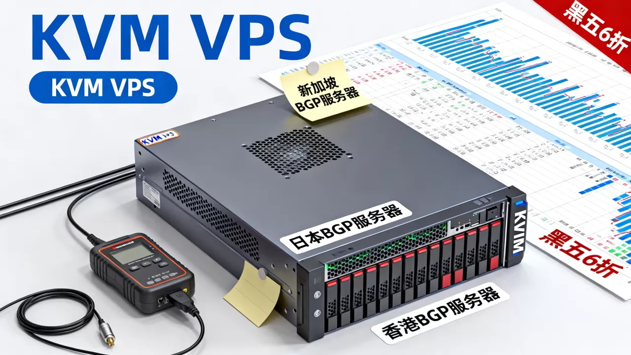 黑五KVM VPS全场6折值得买吗?新加坡日本香港BGP服务器评测 黑五KVM VPS全场6折值得买吗?新加坡日本香港BGP服务器评测