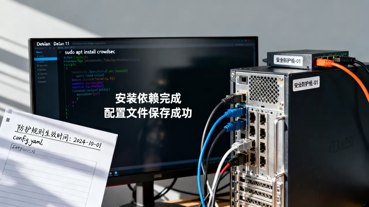 Debian 11如何安装配置CrowdSec？服务器安全防护配置教程