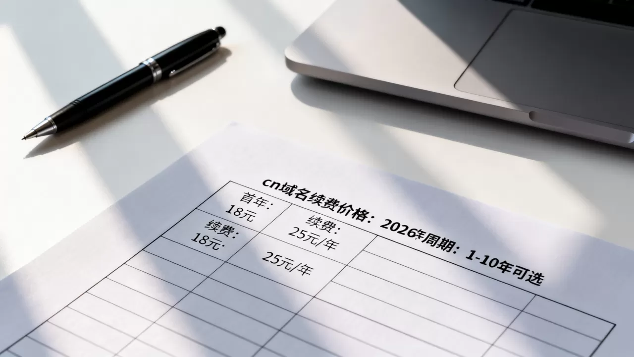 cn域名续费多少钱一年?2026年最新域名续费价格表 cn域名续费多少钱一年?2026年最新域名续费价格表
