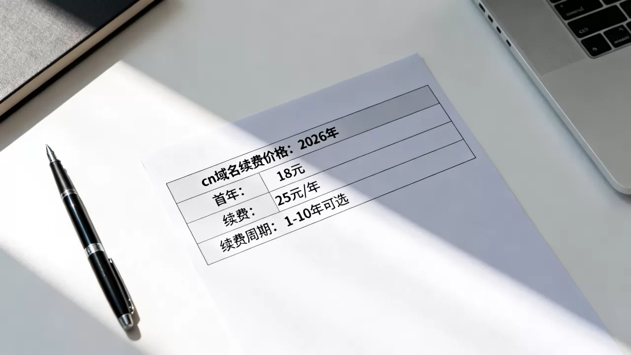 cn域名续费多少钱一年?2026年最新域名续费价格表 cn域名续费多少钱一年?2026年最新域名续费价格表