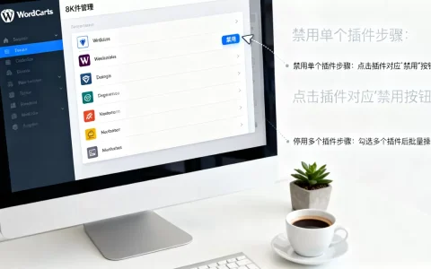 WordPress如何禁用单个插件？WordPress停用多个插件教程