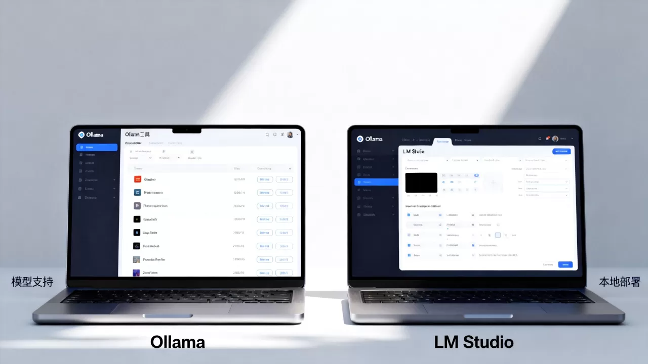 Ollama和LM Studio哪个更好用?大模型本地部署工具对比 Ollama和LM Studio哪个更好用?大模型本地部署工具对比