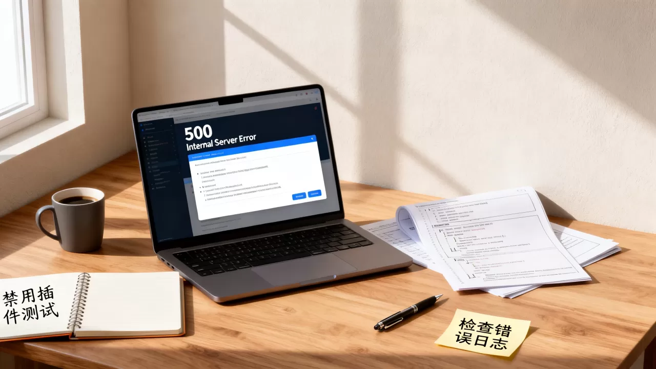 WordPress网站出现严重错误怎么办？如何解决网站500错误