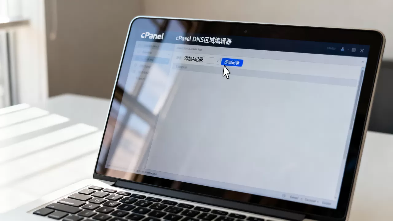 cPanel DNS区域编辑器怎么添加记录?如何添加A记录 cPanel DNS区域编辑器怎么添加记录?如何添加A记录