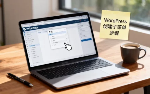WordPress如何创建子菜单？WordPress建站教程详解