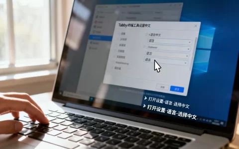 Tabby终端工具怎么设置中文？Tabby怎么切换中文界面