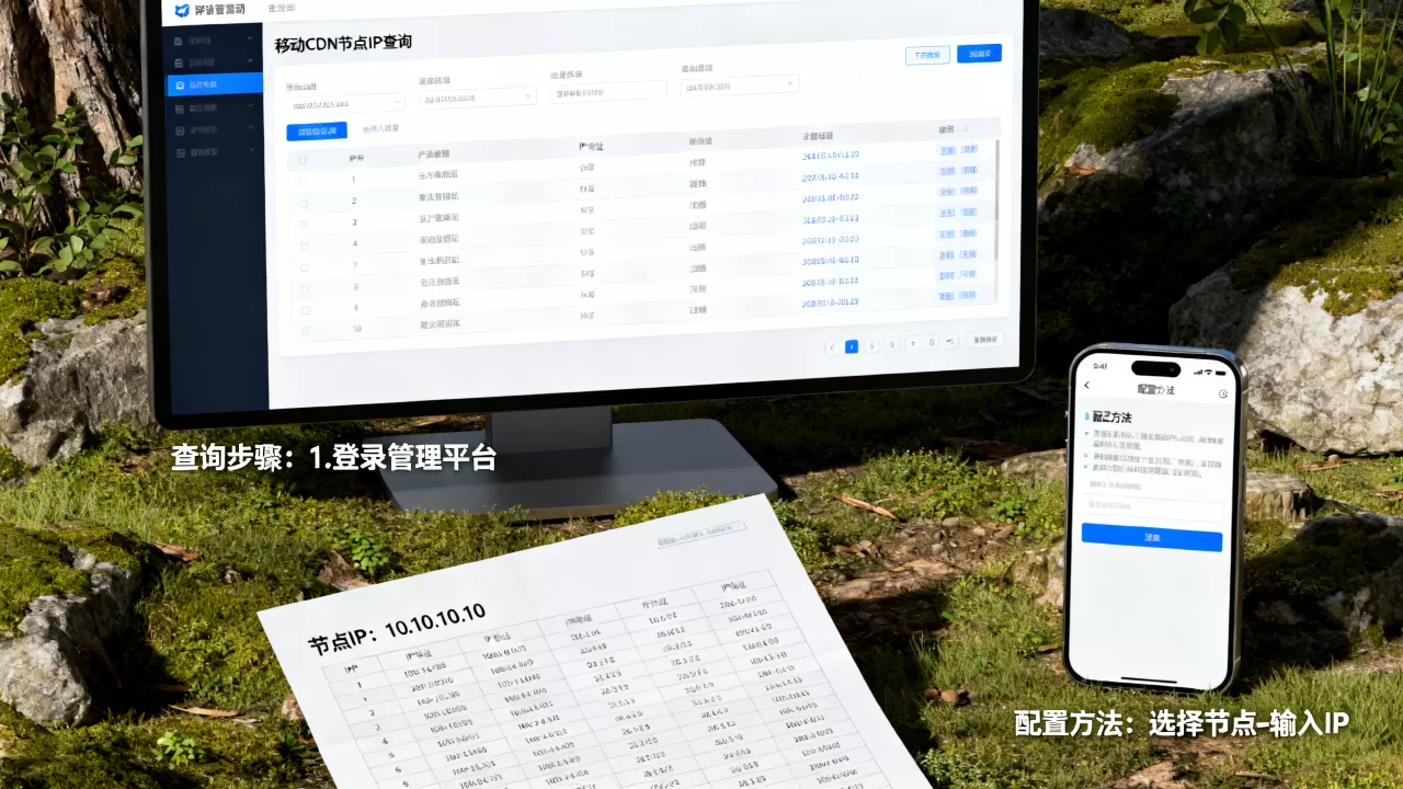 移动cdn节点ip怎么查?移动cdn节点ip配置方法 移动cdn节点ip怎么查?移动cdn节点ip配置方法