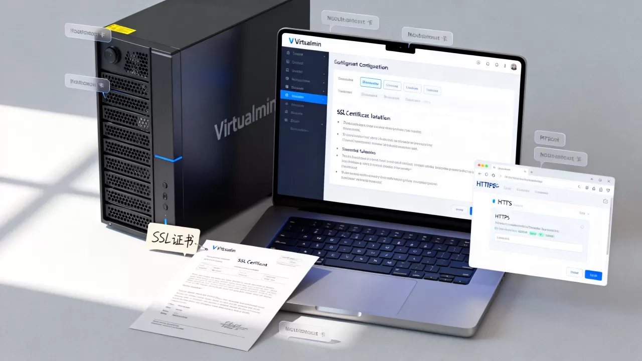 Virtualmin怎么安装SSL证书?Virtualmin配置HTTPS详细步骤 Virtualmin怎么安装SSL证书?Virtualmin配置HTTPS详细步骤