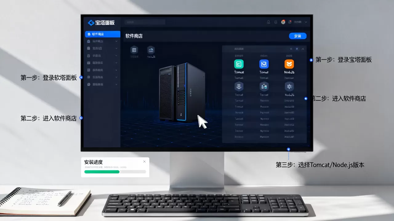 宝塔面板怎么安装Tomcat或Node.js?宝塔面板部署Node.js教程 宝塔面板怎么安装Tomcat或Node.js?宝塔面板部署Node.js教程