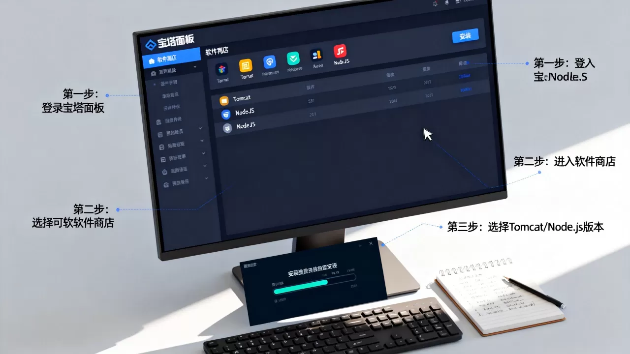 宝塔面板怎么安装Tomcat或Node.js?宝塔面板部署Node.js教程 宝塔面板怎么安装Tomcat或Node.js?宝塔面板部署Node.js教程