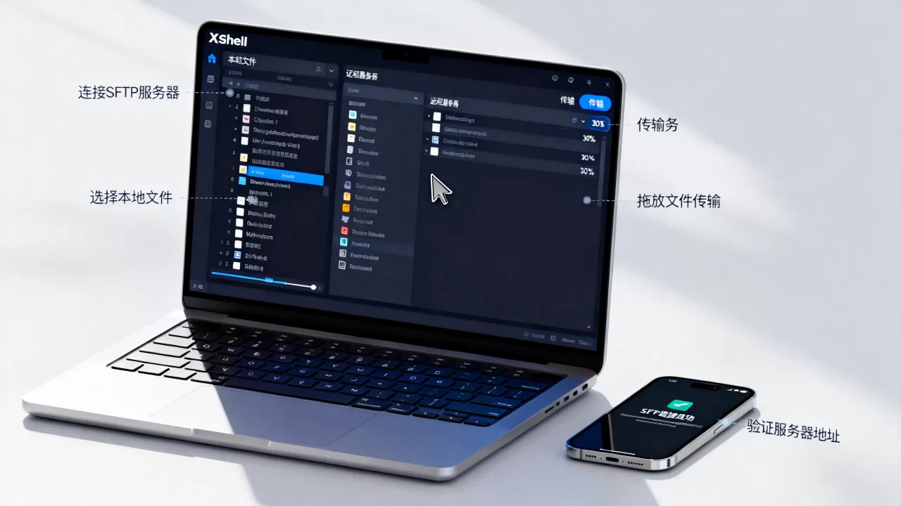 Xshell如何用SFTP传文件,Xshell使用SFTP详细教程 Xshell如何用SFTP传文件,Xshell使用SFTP详细教程