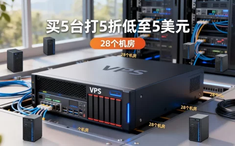 Arkecx黑五VPS买5台打5折低至5美元吗？28个机房怎么选