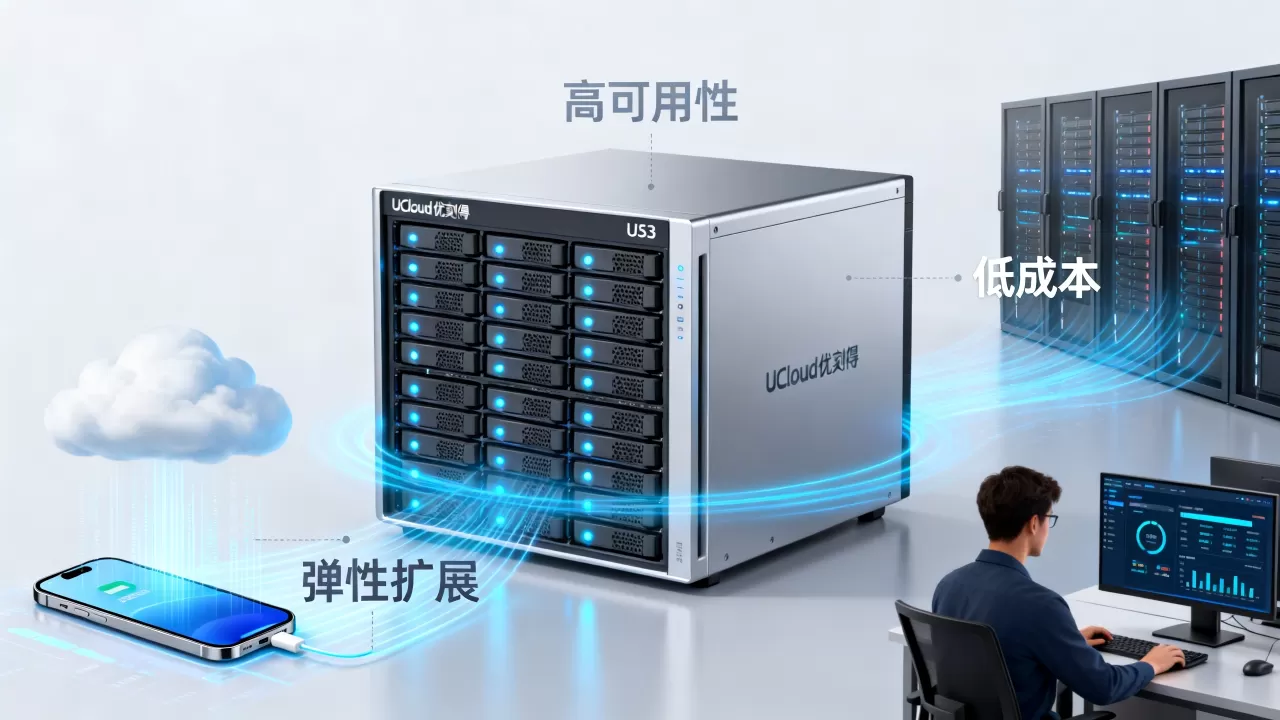 UCloud优刻得US3有哪些核心优势？对象存储产品优势及应用场景