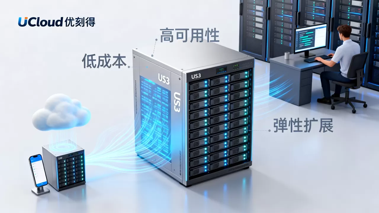 UCloud优刻得US3有哪些核心优势？对象存储产品优势及应用场景