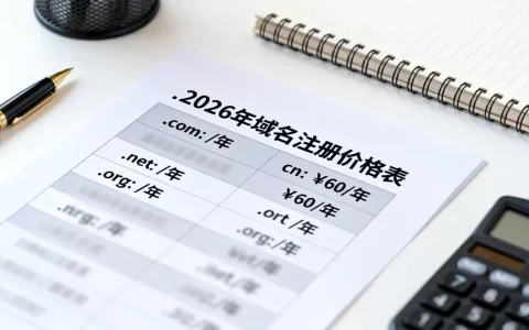 域名购买需要多少钱一年？2026年域名注册最新价格表