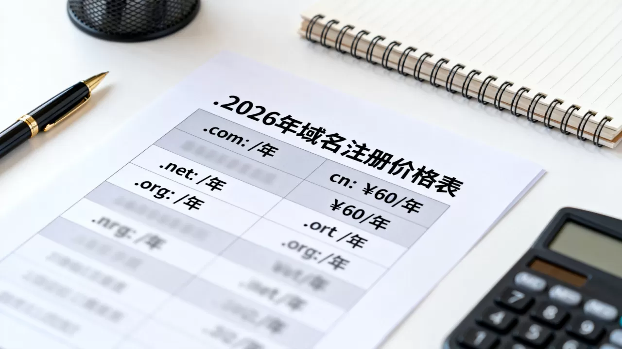 域名购买需要多少钱一年?2026年域名注册最新价格表 域名购买需要多少钱一年?2026年域名注册最新价格表