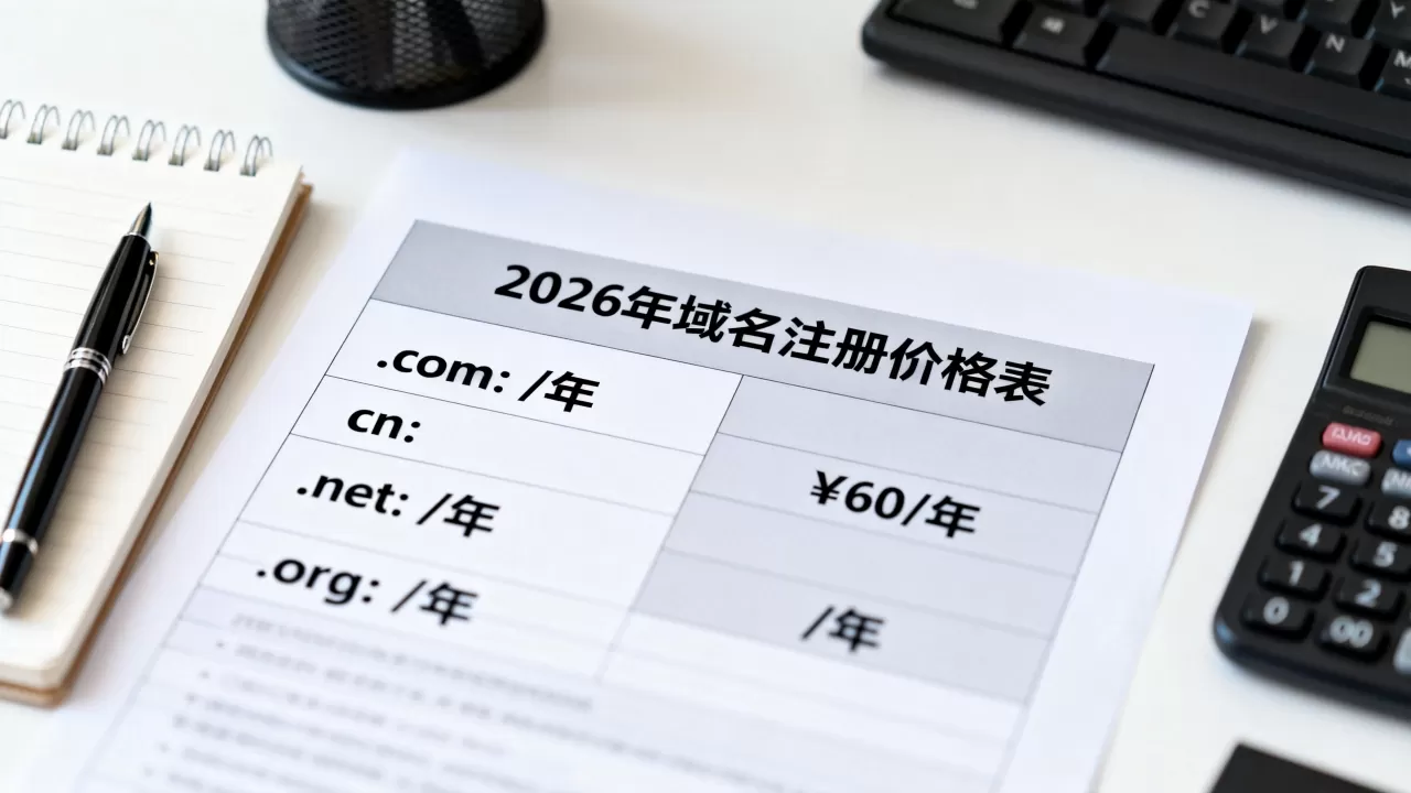 域名购买需要多少钱一年?2026年域名注册最新价格表 域名购买需要多少钱一年?2026年域名注册最新价格表