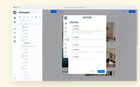 WordPress如何用Elementor创建侧边栏？Elementor制作侧边栏详细教程