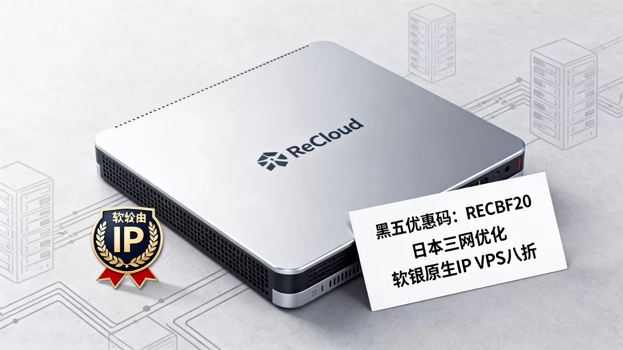 ReCloud黑五优惠码怎么用?日本三网优化软银原生IP VPS八折 ReCloud黑五优惠码怎么用?日本三网优化软银原生IP VPS八折