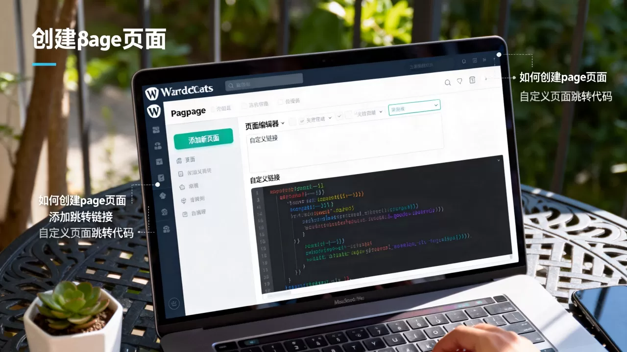 WordPress如何创建page页面并添加跳转链接?wordpress自定义页面跳转代码 WordPress如何创建page页面并添加跳转链接?wordpress自定义页面跳转代码