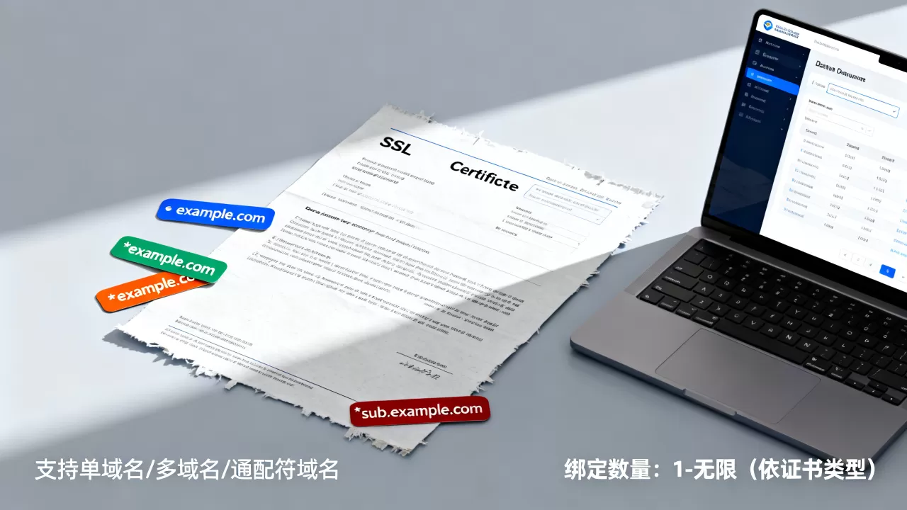 SSL证书支持哪些域名?能绑定几个域名 SSL证书支持哪些域名?能绑定几个域名