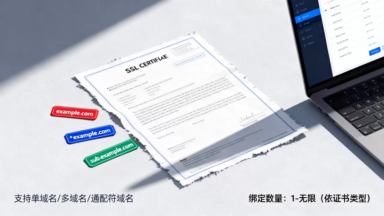 SSL证书支持哪些域名?能绑定几个域名 SSL证书支持哪些域名?能绑定几个域名
