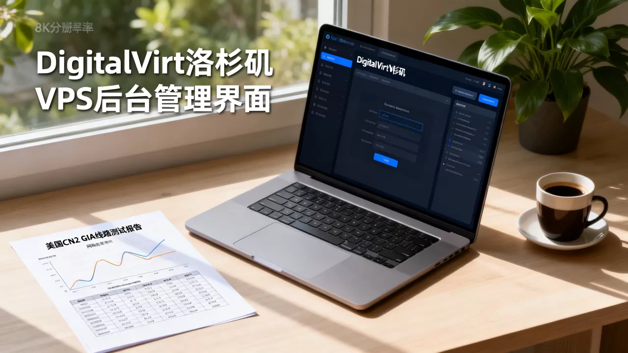 DigitalVirt洛杉矶VPS好用吗？美国CN2 GIA线路VPS测评