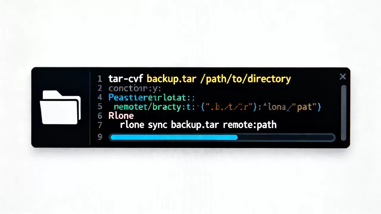 利用Rclone Tar或ZIP命令让Linux定时打包备份指定目录文件夹并同步备份到各大网盘 利用Rclone Tar或ZIP命令让Linux定时打包备份指定目录文件夹并同步备份到各大网盘