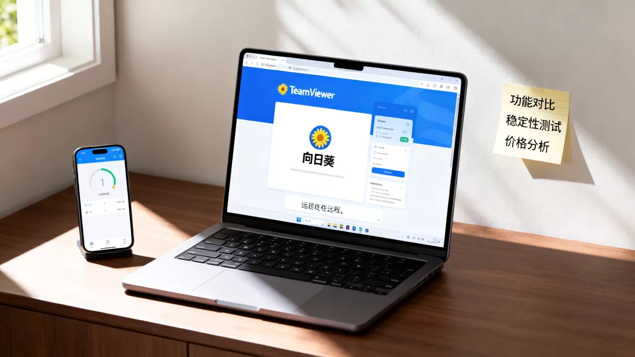 TeamViewer和向日葵哪个好用?远程桌面软件怎么选 TeamViewer和向日葵哪个好用?远程桌面软件怎么选