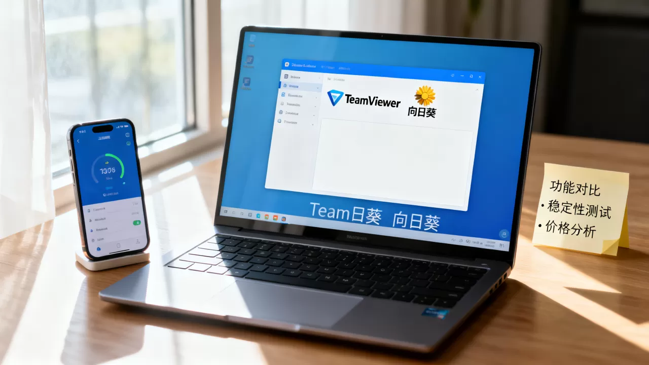 TeamViewer和向日葵哪个好用?远程桌面软件怎么选 TeamViewer和向日葵哪个好用?远程桌面软件怎么选