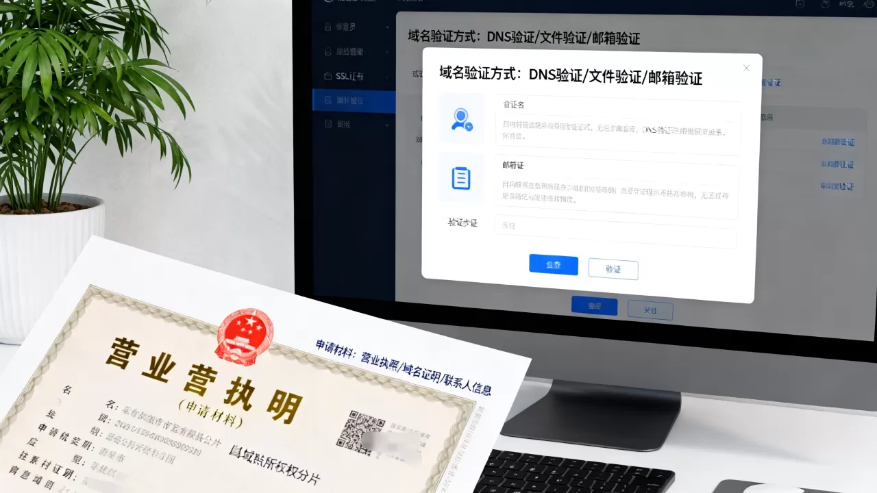 SSL证书域名验证方式有哪些?申请SSL证书需要哪些材料 SSL证书域名验证方式有哪些?申请SSL证书需要哪些材料