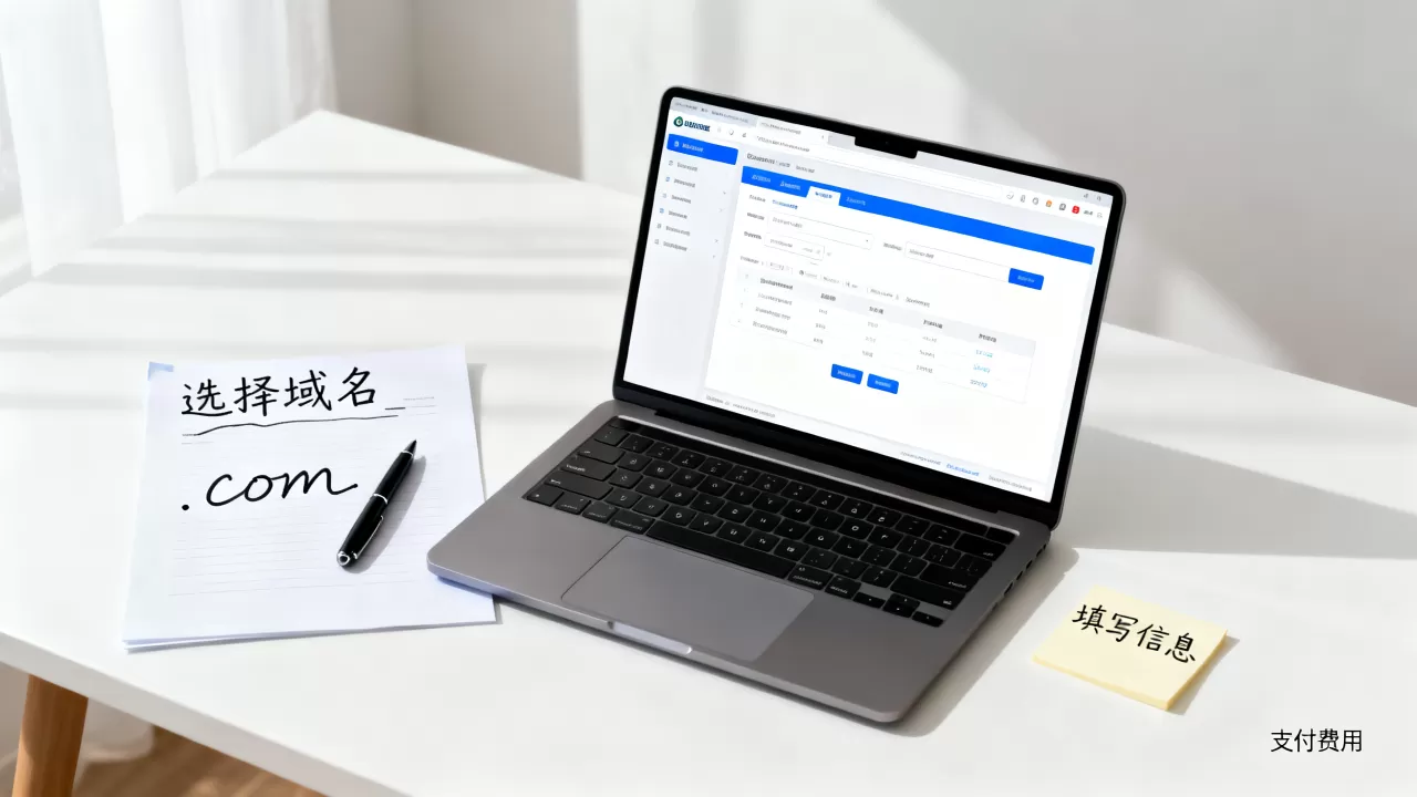 .com域名注册流程和费用 .com域名注册流程和费用