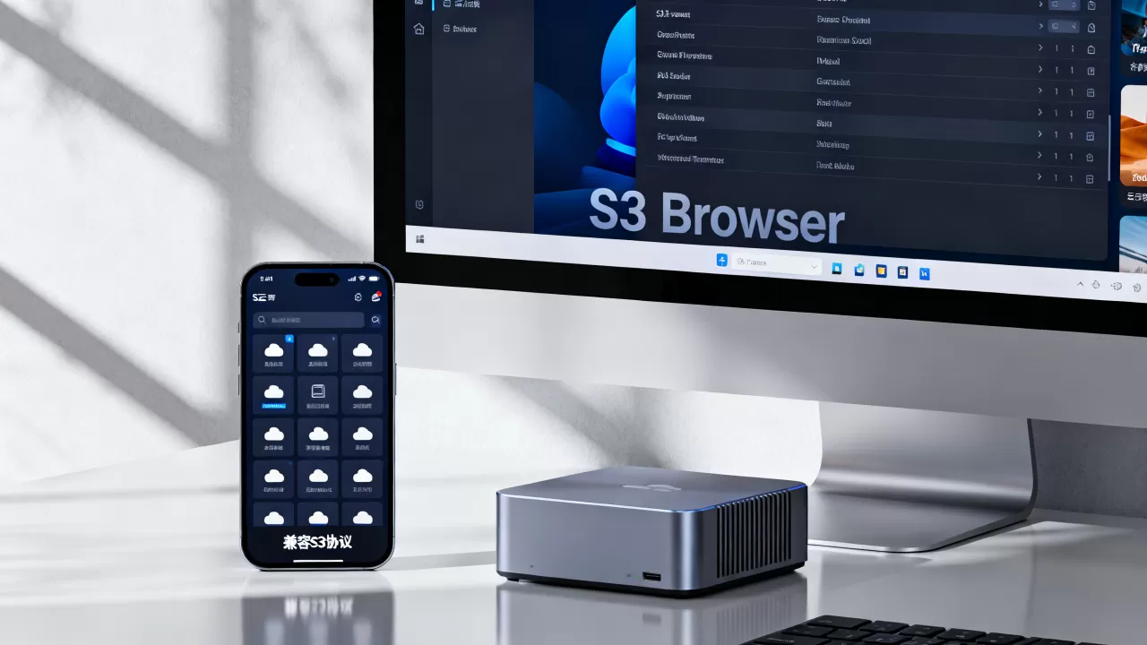 S3 Browser免费强大的S3存储管理软件-可管理兼容S3协议各类云存储
