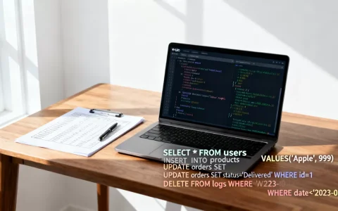 MySQL增删改查语句怎么用？MySQL常用方法整理