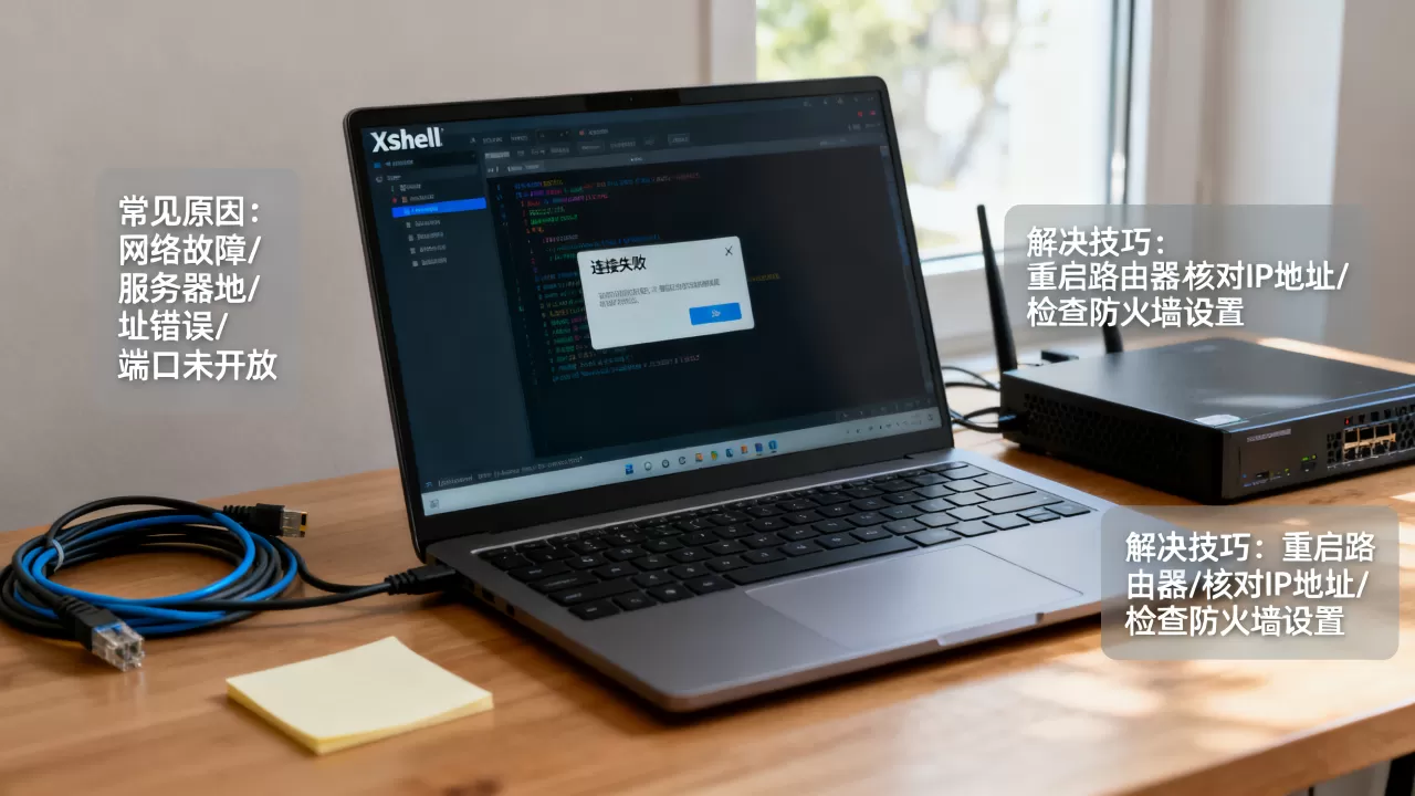 Xshell连不上服务器怎么办?连接失败的常见原因及解决技巧 Xshell连不上服务器怎么办?连接失败的常见原因及解决技巧