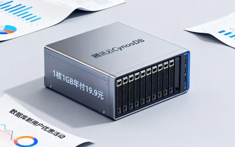 腾讯云CynosDB 1核1GB年付19.9元划算吗？数据库新用户优惠活动