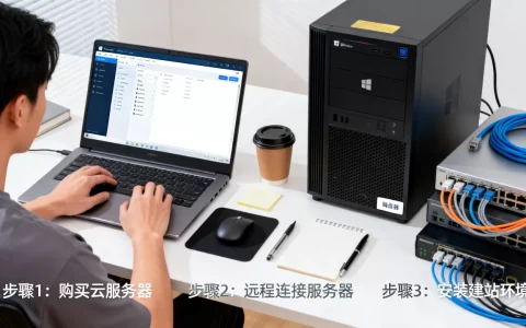 Windows云服务器建站步骤详解？新手如何搭建网站